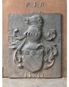 Haardplaat 'Wapen'