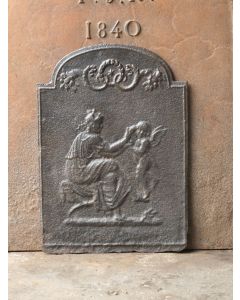 Haardplaat 'Cupid en Venus'
