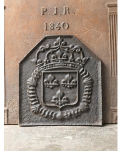 Haardplaat 'Wapen van Frankrijk'
