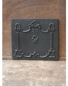 Louis XV Gietijzeren Plaat