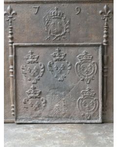 Haardplaat 'Wapen van Frankrijk'