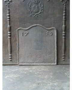 Louis XV Gietijzeren Plaat