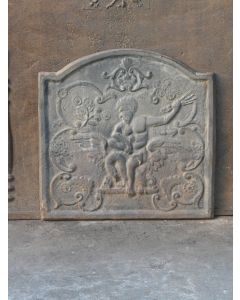Haardplaat 'Zeus en Leda'