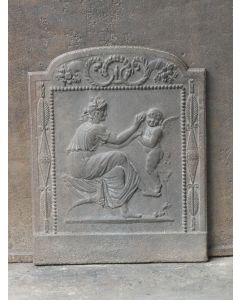 Haardplaat 'Cupid en Venus'