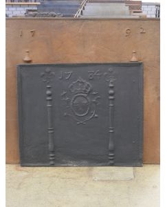Haardplaat 'Wapen van Frankrijk'