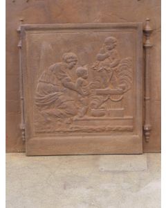 Haardplaat 'Caritas'