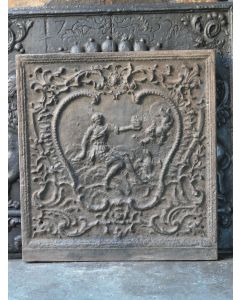 Louis XV Gietijzeren Plaat