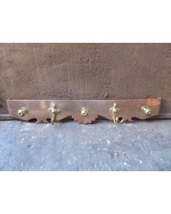 Art Nouveau Ophang Rek Haardgereedschap