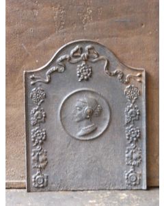 Haardplaat 'Vrouw'