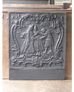 Louis XV Gietijzeren Plaat