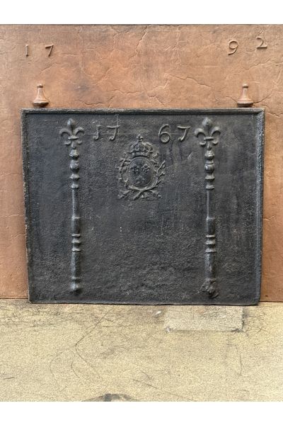 Haardplaat 'Wapen van Frankrijk'