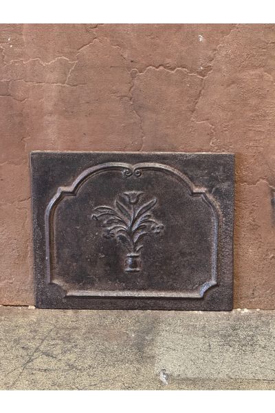 Haardplaat 'Bloemenmand'