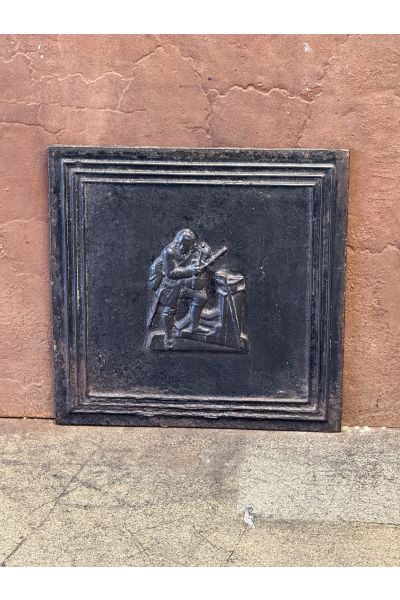 Haardplaat 'De Straatmuzikant'