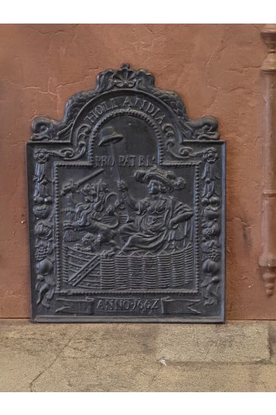 Haardplaat 'Pro Patria'