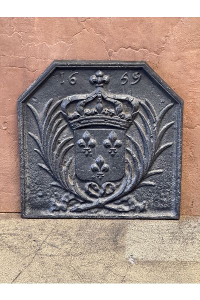 Haardplaat 'Wapen van Frankrijk'