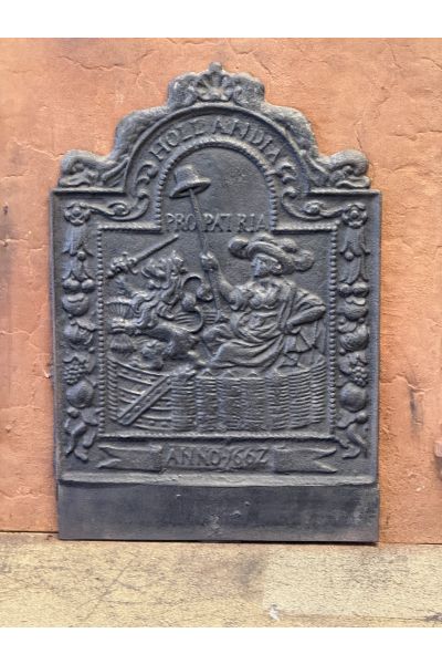 Haardplaat 'Pro Patria'