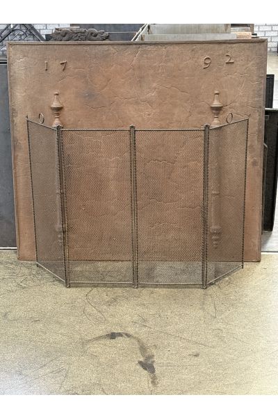 Hoog Antiek Haardscherm