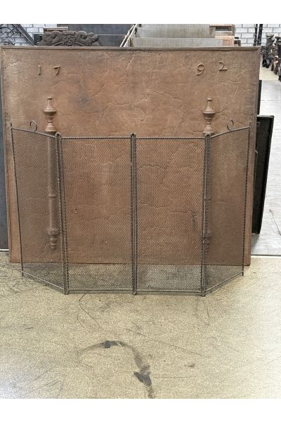 Hoog Antiek Haardscherm