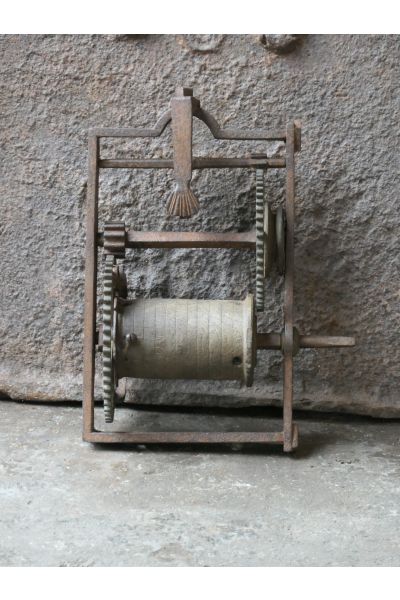 Antiek Gewicht-Aangedreven Draaispit van 15,16,149 