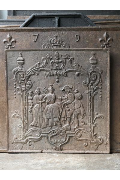 Louis XV Gietijzeren Plaat
