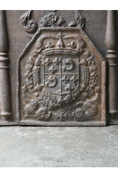 Haardplaat 'Wapen van Frankrijk'