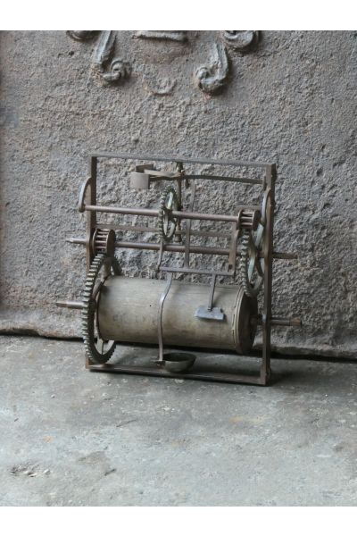 Antiek Gewicht-Aangedreven Draaispit