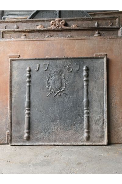 Haardplaat 'Wapen van Frankrijk'