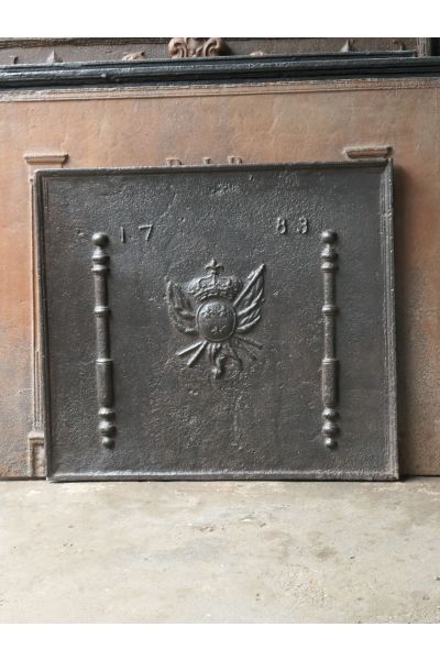 Haardplaat 'Wapen van Frankrijk'