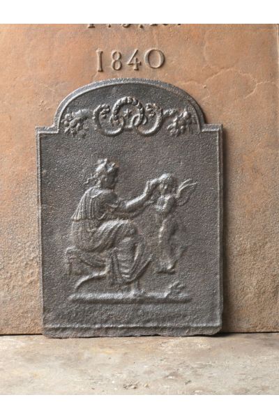 Haardplaat 'Cupid en Venus'