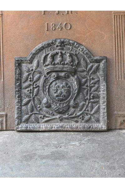 Haardplaat 'Wapen van Frankrijk'