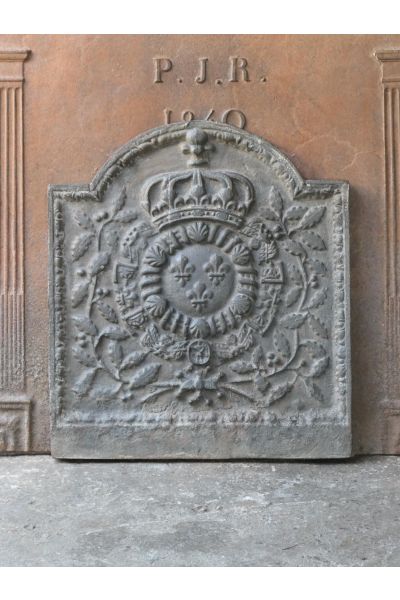 Haardplaat 'Wapen van Frankrijk'