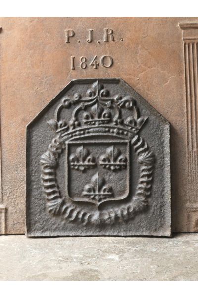 Haardplaat 'Wapen van Frankrijk'