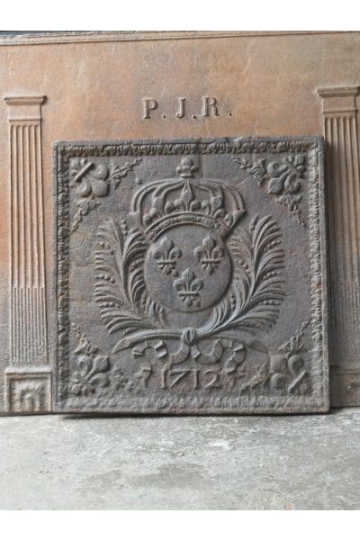 Haardplaat 'Wapen van Frankrijk'