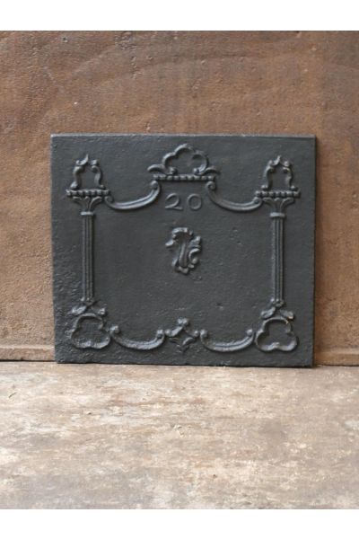 Louis XV Gietijzeren Plaat