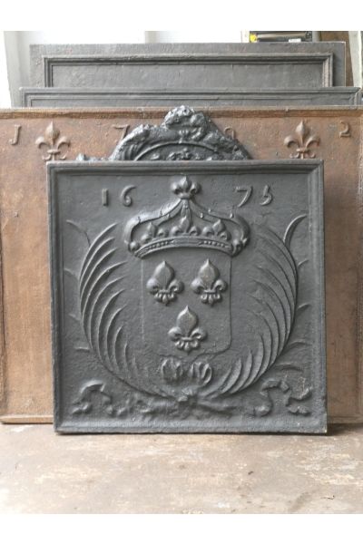 Haardplaat 'Wapen van Frankrijk'