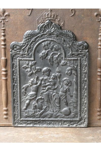 Haardplaat 'Caritas'