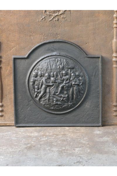 Haardplaat 'Romeins Tafereel'