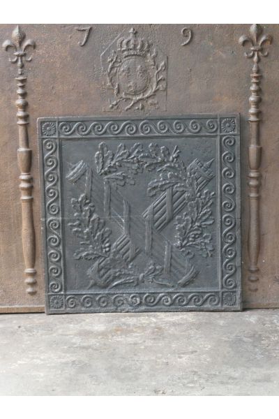 Haardplaat 'Fasces'