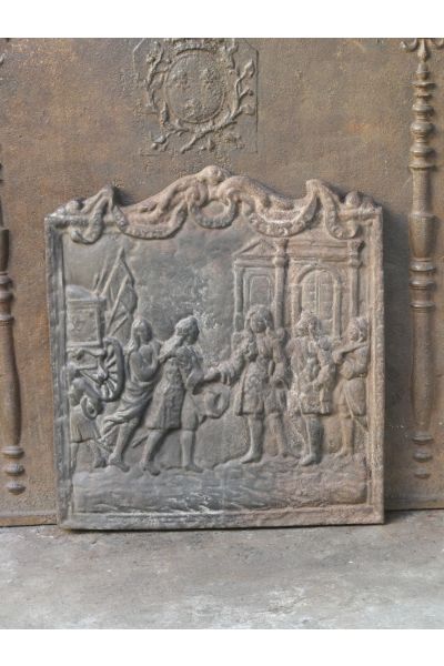 Louis XIV Haardplaat