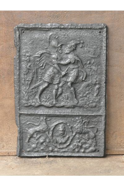 Haardplaat 'Joab and Abner'