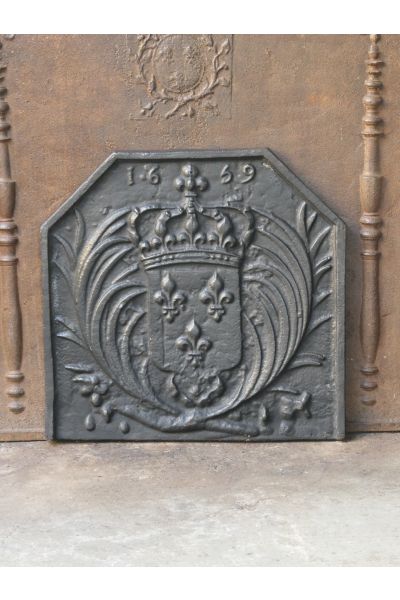 Haardplaat 'Wapen van Frankrijk'