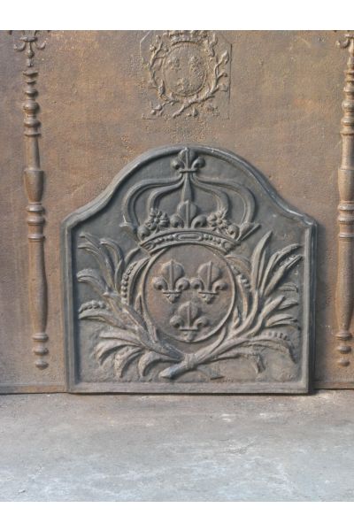 Haardplaat 'Wapen van Frankrijk'
