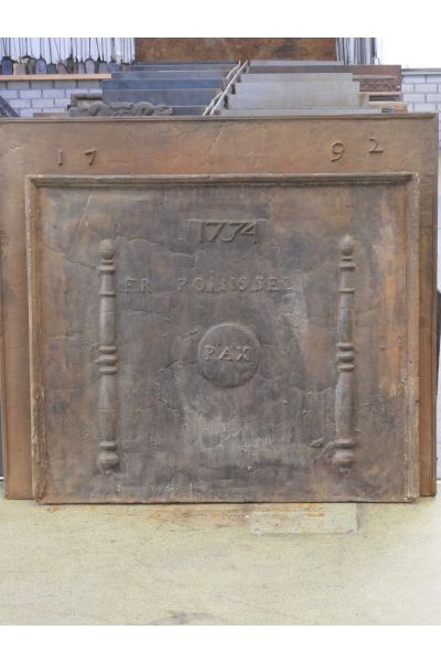 Haardplaat 'Allegorie van de Vrede'