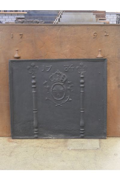 Haardplaat 'Wapen van Frankrijk'