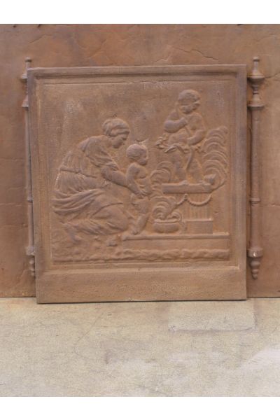 Haardplaat 'Caritas'