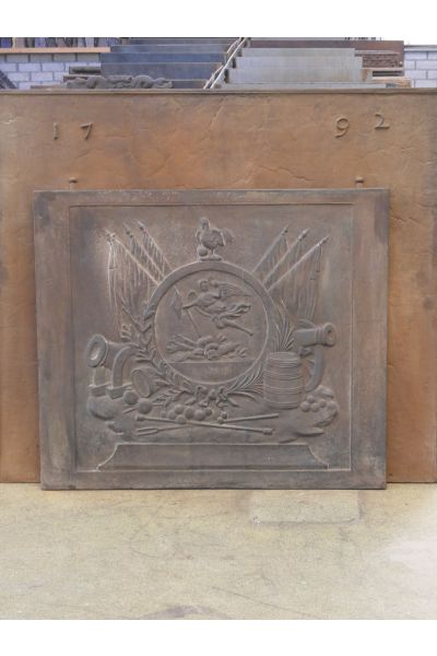 Haardplaat 'Allegorie van Frankrijk'