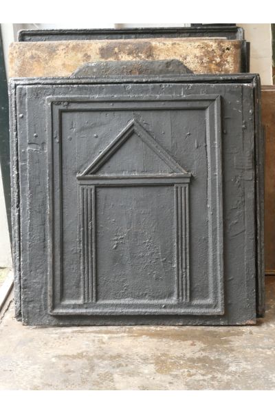 Haardplaat 'Pilaren en Fronton'