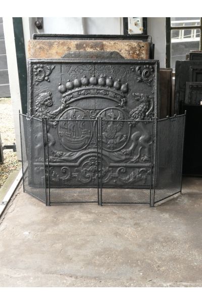 Groot Haardscherm | Handgemaakt, Nieuw | 96-140 cm Breed | 62.5 cm Hoog