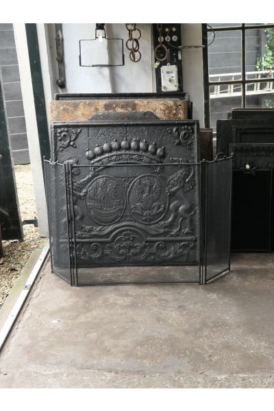 Groot Haardscherm | Handgemaakt, Nieuw | 85-139 cm Breed | 77 cm Hoog