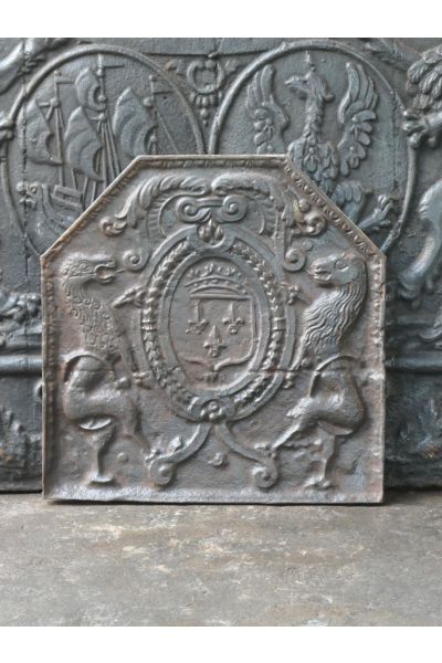 Haardplaat 'Wapen van Frankrijk'